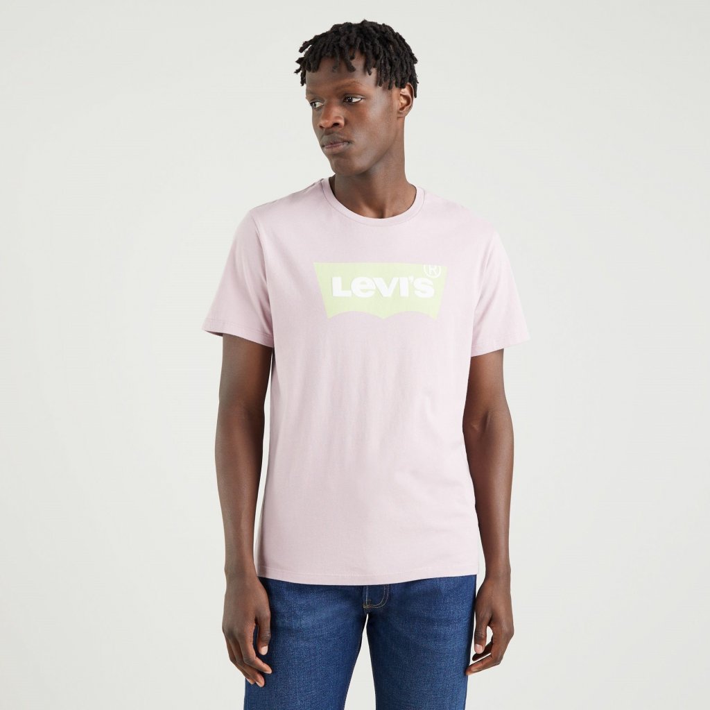 LEVI’S® HOUSEMARK GRAPHIC TEE -Chest Batwing Keepsake Lilac