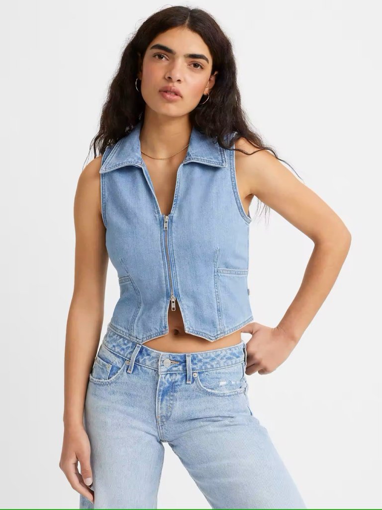 LEVI'S® DÁMSKÁ LILOU DENIM VEST - Blushing Don