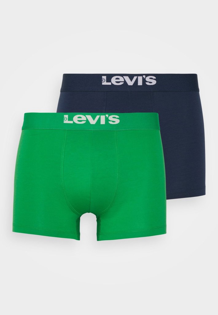 LEVI'S®DUO PACK MEN SOLID BASIC TRUNK JELLY BEAN/BLACK