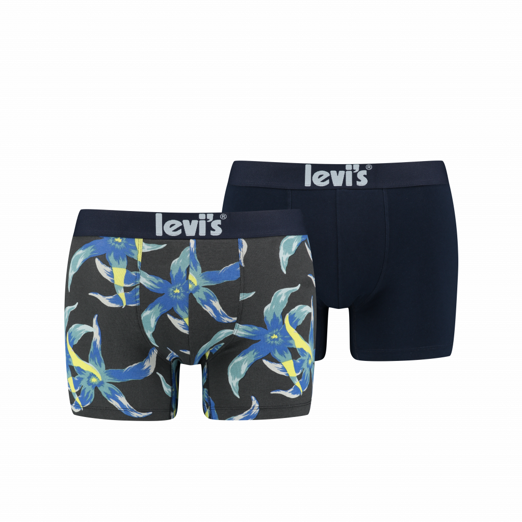 Levi´s®DUO PACK MEN SEVENTIES FLOVER BOXER-NAVY BLAZ