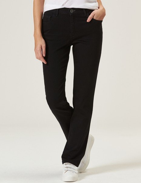 PIONEER® DÁMSKÉ JEANS KATE - ČERNÉ