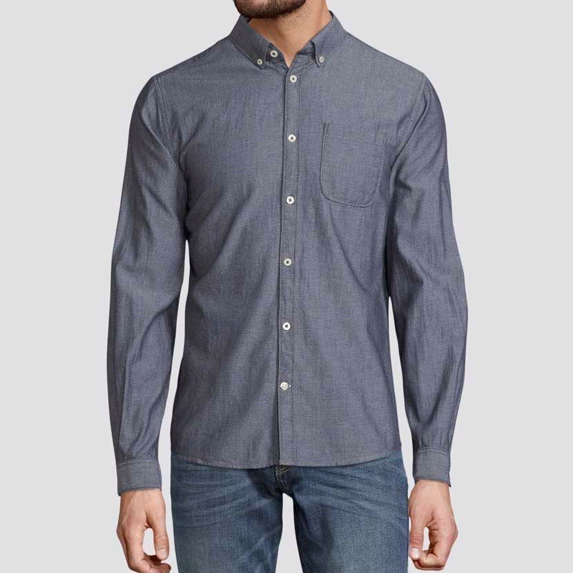 TOM TAILOR Pánská košile dlouhý rukáv regular fit