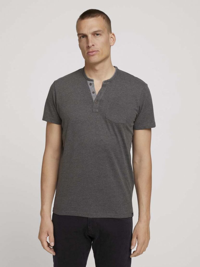 TOM TAILOR® Pánské henley triko