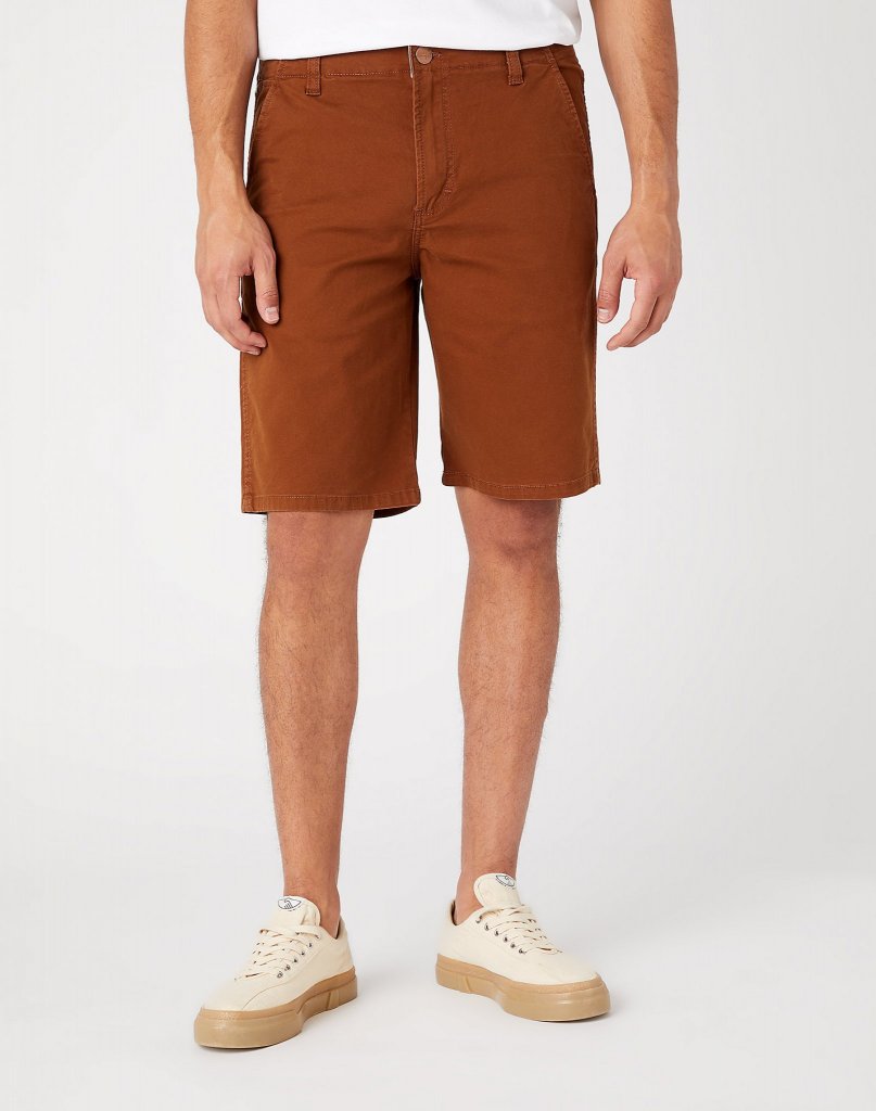 WRANGLER CASEY CHINO SHORTS - CIDER