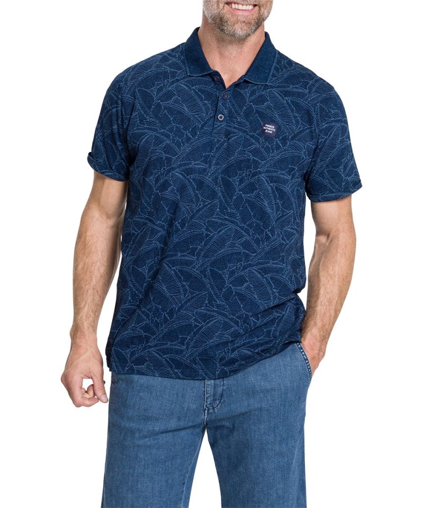 PIONEER  PÁNSKÉ POLO- INDIGO TISK