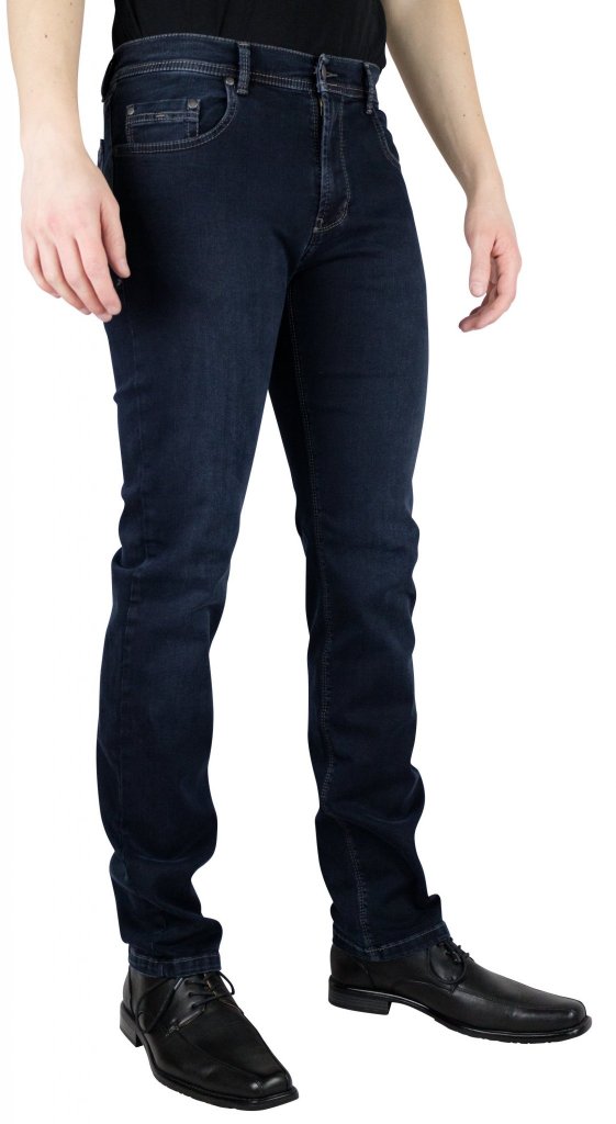 PIONEER® Pánské temně modré used jeansy Rando