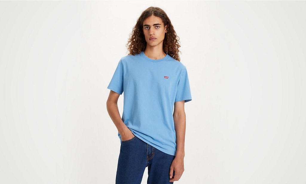 LEVI'S® SS ORIGINAL HM TEE -LICHEN BLUE