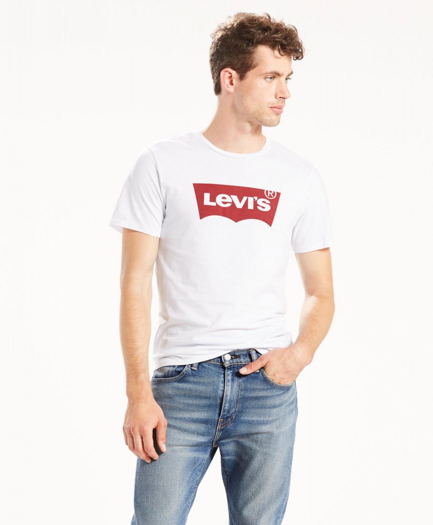 Levi´s® Tees Graphic Set-In Neck - Graphic White