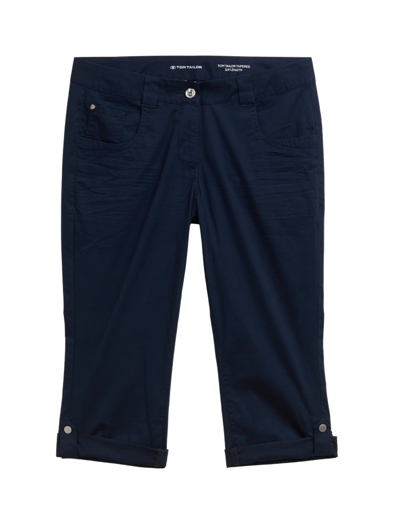 TOM TAILOR  DÁMSKÉ RELAXED CAPRI - NAVY