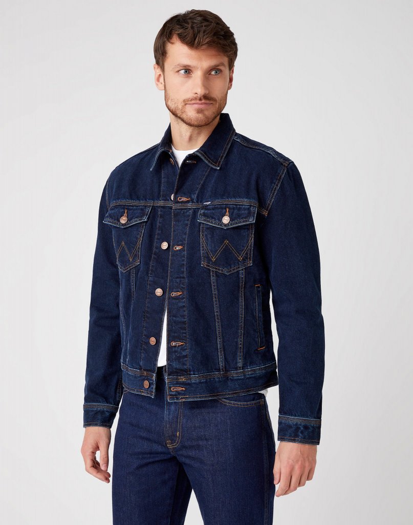 Wrangler Auth Western Jacket - Blue Black
