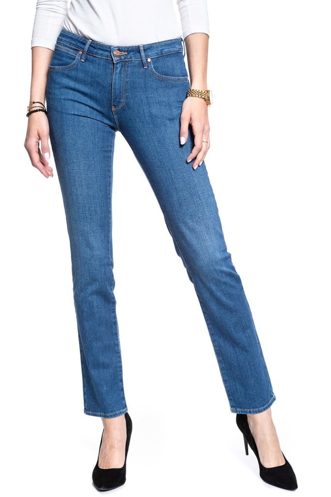 WRANGLER® DÁMSKÉ DŽÍNY ROVNÉ NOHAVICE - SOFT BLUE