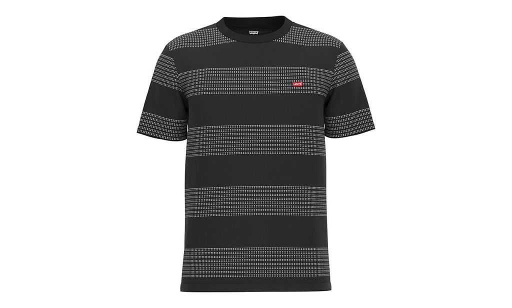 LEVI'S® SS ORIGINAL HM TEE -ČERNOBÍLÉ PRUHY