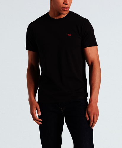 LEVI'S® PÁNSKÉ TRIKO ORIGINAL HM TEE - ČERNÉ