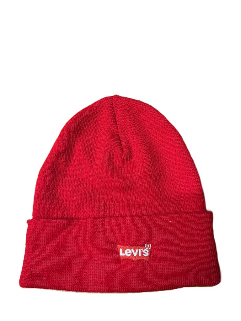 LEVI'S® ČEPICE S OHYBEM VYŠITÝ LEVI'S-  ČERVENÁ