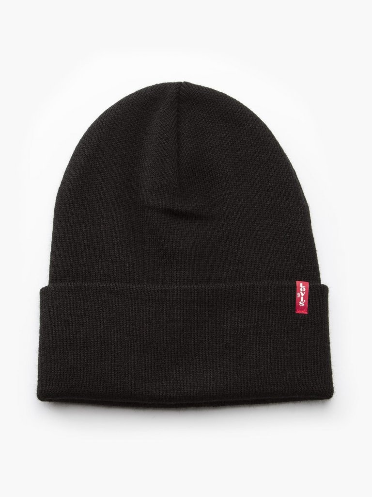 LEVI'S® SLOUCHY RED TAB ČEPICE- ČERNÁ