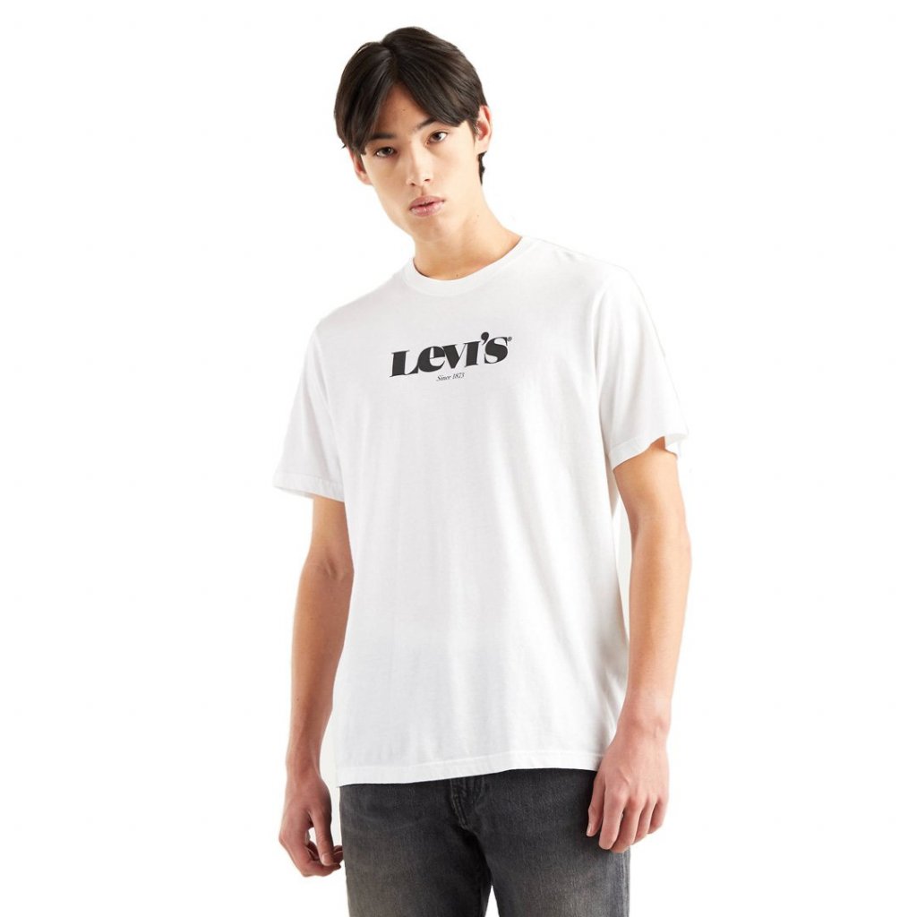 LEVI’S® SS RELAXED FIT TEE - MV SSNL LOGO WHITE