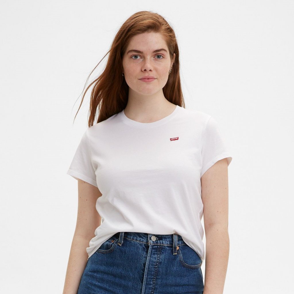 LEVI’S® WOMEN'S  PERFECT TEE -  WHITE CN-100XX