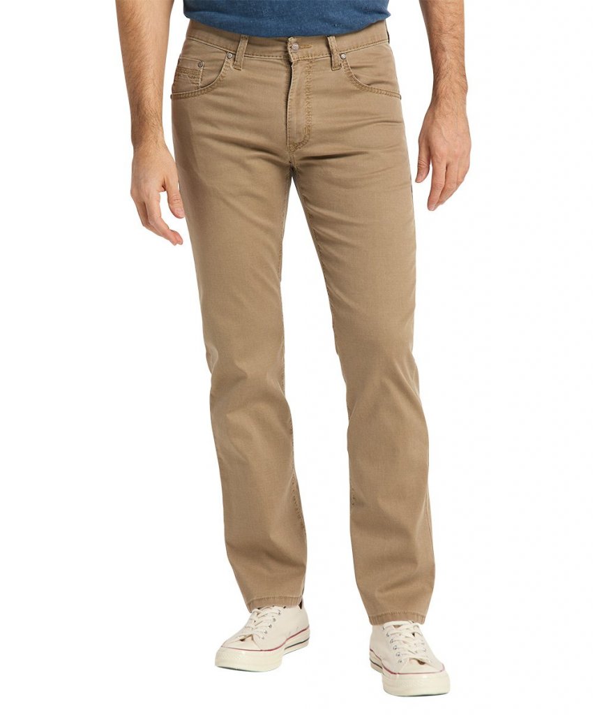 PIONEER® Pánské plátěné jeans - camel