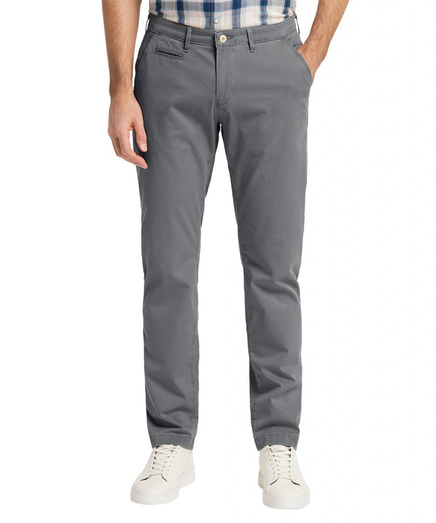 PIONEER® Pánské plátěné kalhoty chino - Gray