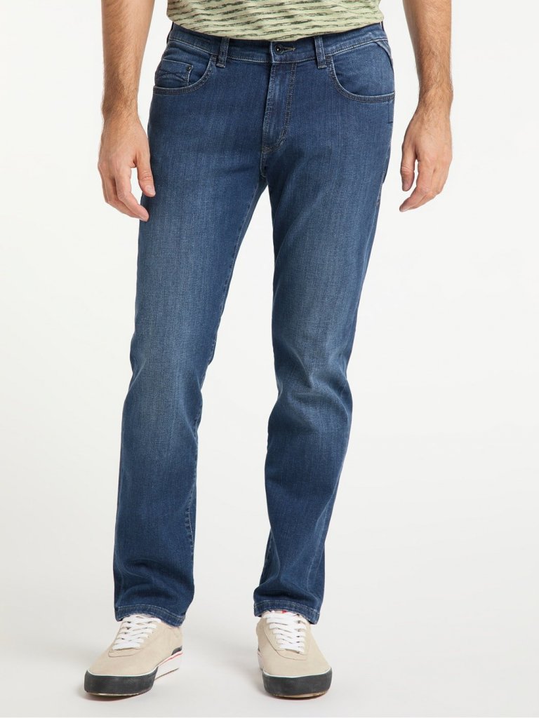 PIONEER® Pánské temně modré used jeansy - STORM