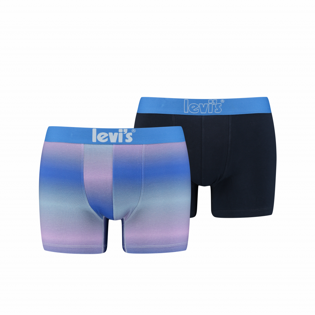 Levi´s®DUO PACK MEN OMBRE BOXER-ORCHID/BLUE