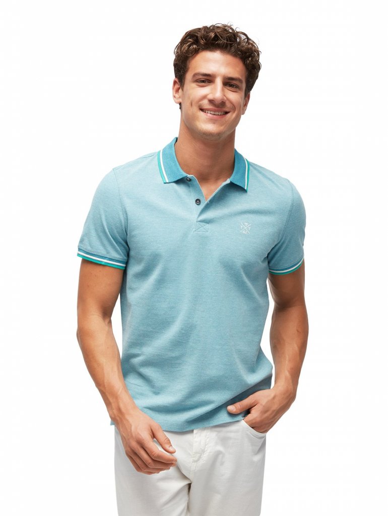 TOM TAILOR® PÁNSKÁ POLOKOŠILE MELÍR-MINT