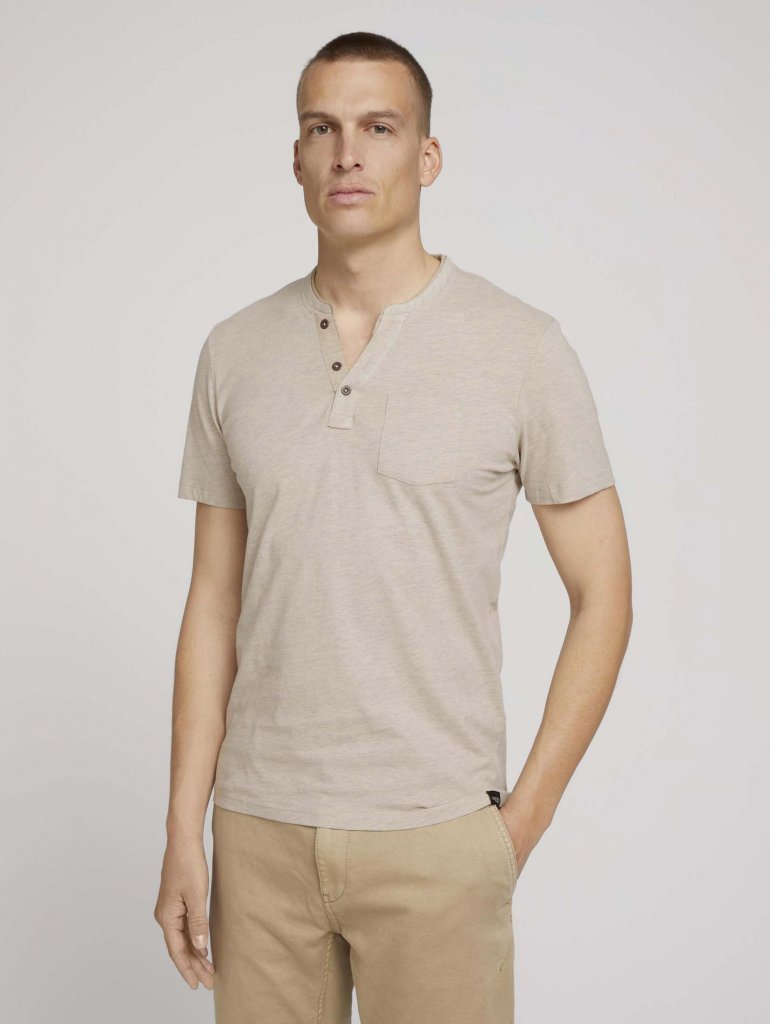 TOM TAILOR® Pánské henley triko