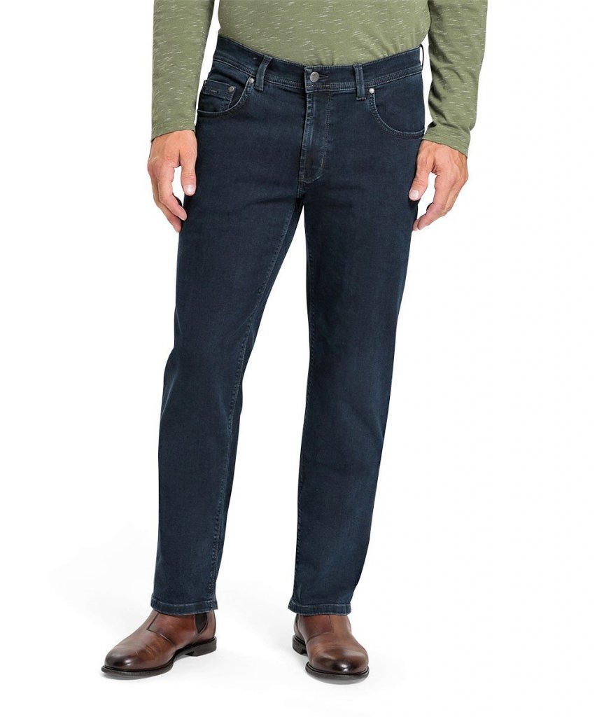 PIONEER® PÁNSKÉ JEANS MEGAFLEX RANDO- BLUEBLACK
