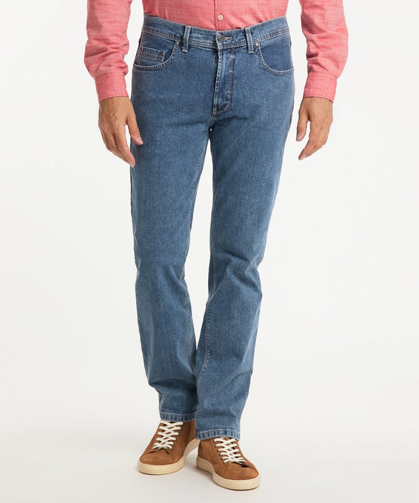 PIONIER®Pánské jeans Marc-stonewash