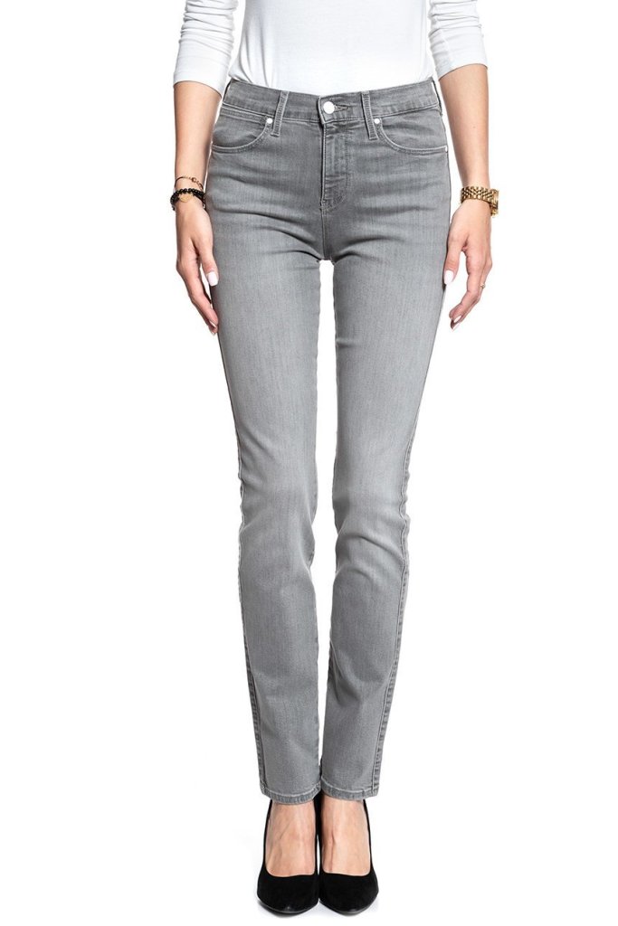 WRANGLER® HIGH RISE SLIM - AUTHENTIC GREY