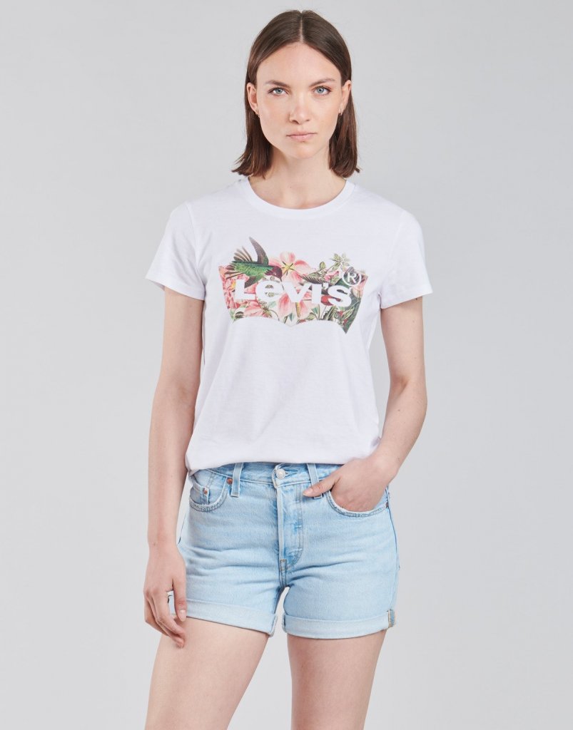 LEVI’S® WOMEN'S THE PERFECT TEE BATWING FILL HUMMINGBIRD