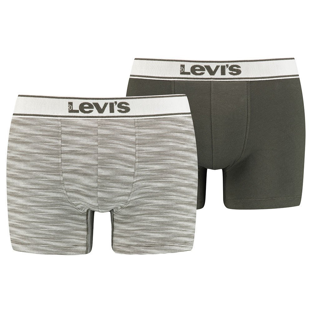 Levi´s®DUO PACK BOXERKY IRREGULAR STRIPE GREEN