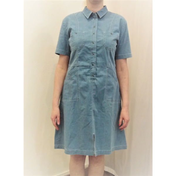 Pioneer letní džínové šaty světle modré