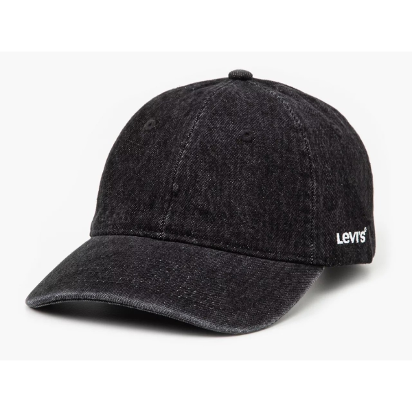 džínová kšiltovka černá