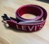 Levi´s® Logo Web Belt - textilní opasek červený